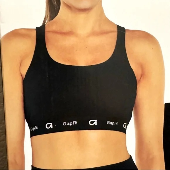 GapFit Racerback Sports Bra Size M NWOT - Picture 2 of 10